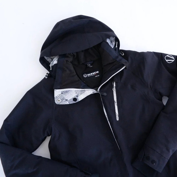 Sunice Gore-Tex Black Hooded Performance Jacket with Hood  Size 6 - Picture 10 of 15